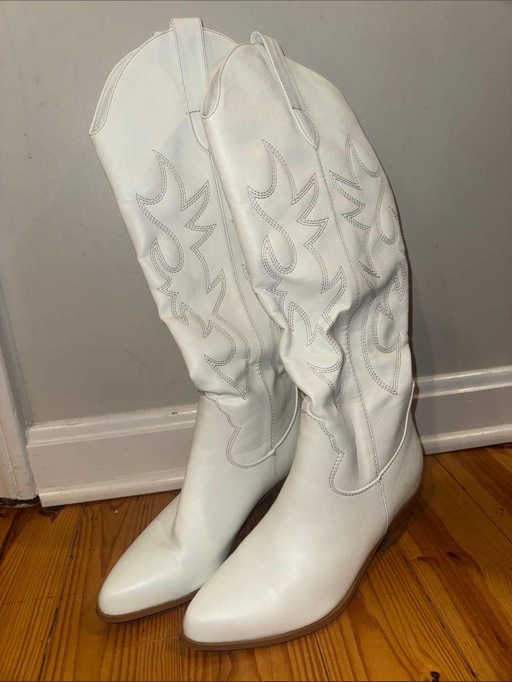 Billini White Over-the-Knee Western Boots